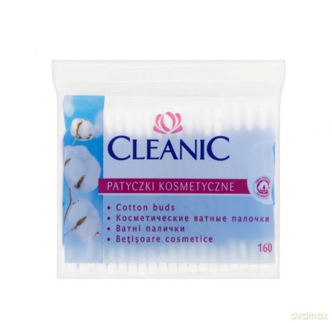 Cleanic Patyczki higieniczne Folia 160 szt.