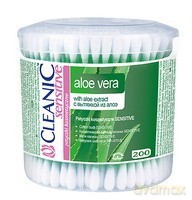 Cleanic Patyczki higieniczne Pudełko okrągłe 200 szt. Sensitive