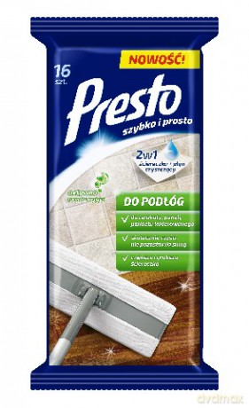 Presto Czyszczące ściereczki do podłóg 1 op. - 16 szt.