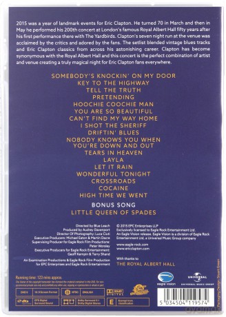 Eric Clapton: Slowhand At 70 - Live At The Royal Albert Hall [DVD]