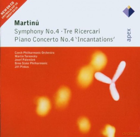 Turnovsky/Czech Philh.Orch: Mart: Sinfonie Nr.4/Tre Ricerca [CD]