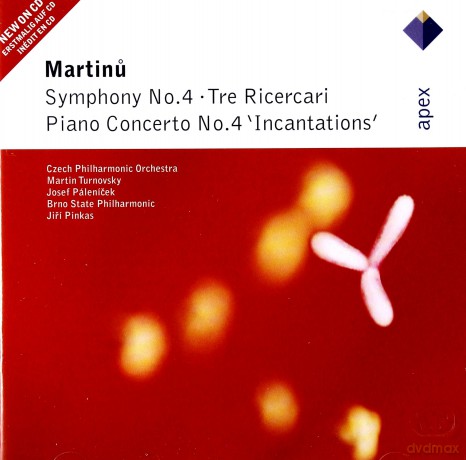 Turnovsky/Czech Philh.Orch: Mart: Sinfonie Nr.4/Tre Ricerca [CD]