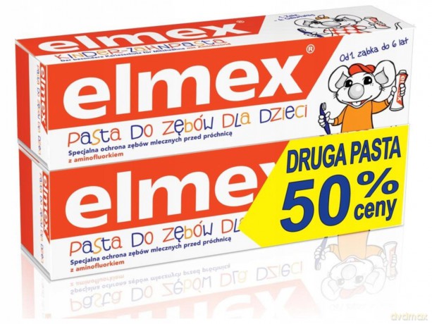 Elmex Pasta do zębów Dla Dzieci 0 do 6 lat