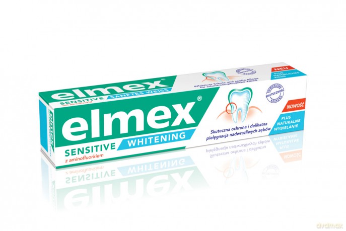 Elmex Sensitive Whitening Pasta do zębów wybielająca 75 ml
