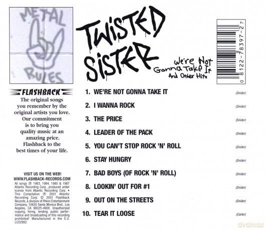 Twisted Sister: We're Not Gonna Take It & Other Hits [CD]