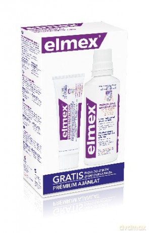 Elmex Zestaw w kasecie Przeciw Erozji Szkliwa (płyn do płukania ust 400 ml + pasta do zębów 75 ml)