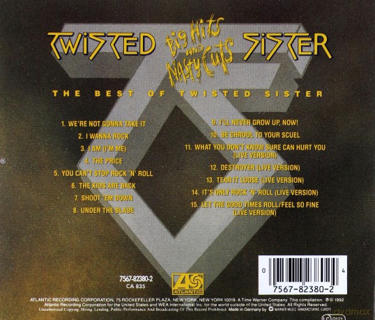 Twisted Sister: Big Hits And Nasty Cuts - Best Of [CD]