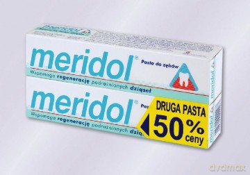 Meridol Regeneracja podrażnionych dziąseł Pasta do zębów