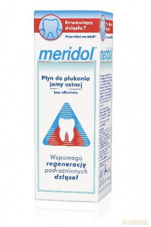 Meridol Regeneracja podrażnionych dziąseł Płyn do płukania jamy ustnej