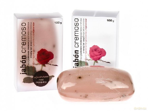 Flor De Mayo Mydło glicerynowe Róża 100 g