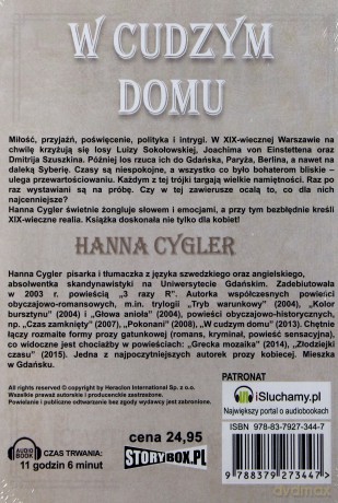 W Cudzym Domu - Hanna Cygler [AUDIOBOOK] [CD-MP3]  