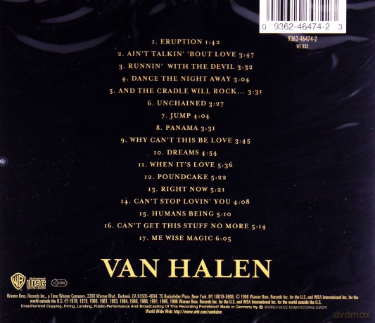 Van Halen: Best Of vol.1 [CD]