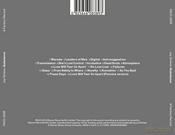Joy Division: Substance [CD]