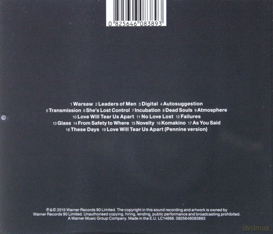 Joy Division: Substance [CD]