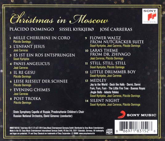 Jos Carreras: Christmas in Moscow [CD]