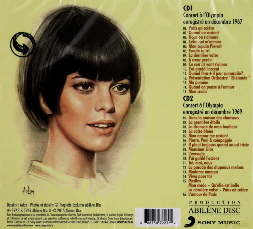 Mireille Mathieu: Live Olympia 67 / 69 [2CD]