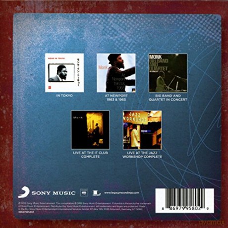 Thelonious Monk: The Complete Columbia Live Albums Collection [10CD]