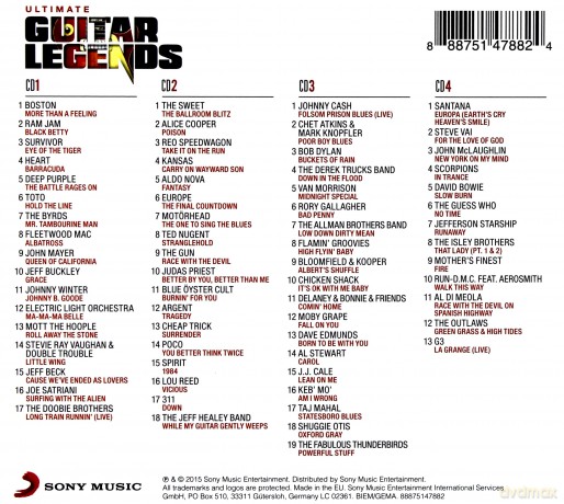 Ultimate... Guitar Legends [4CD]