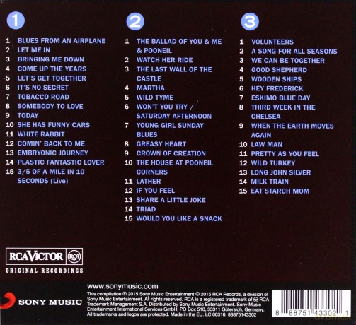 Jefferson Airplane: White Rabbit: The Ultimate Jefferson Airplane Collection [3CD]
