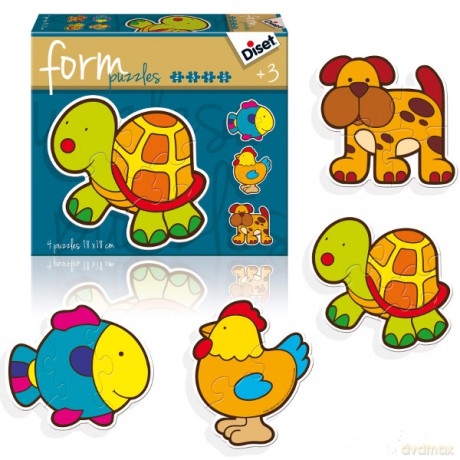 DISET Postać zwierząt [PUZZLE]