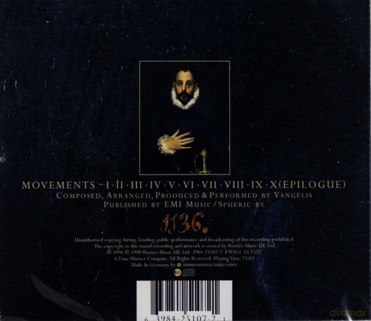 Vangelis: El Greco [CD]