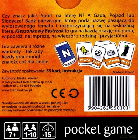 TREFL Kieszonkowy bystrzak K95010 el. [KARTY]