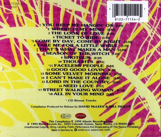 Vanilla Fudge: Psychedelic Sunday - Best Of [CD]