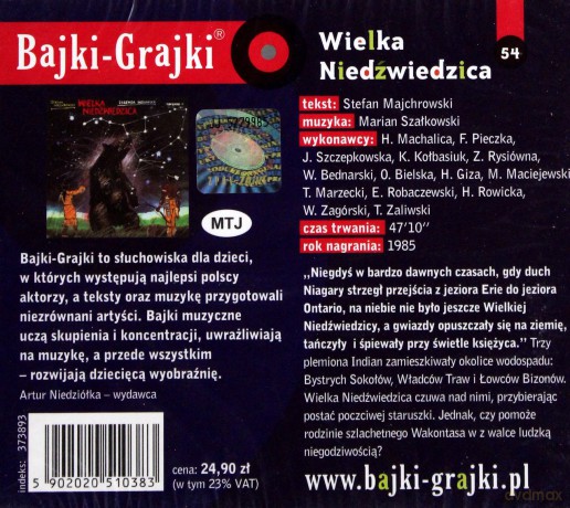 Wielka Niedźwiedzica [AUDIOBOOK] [CD]