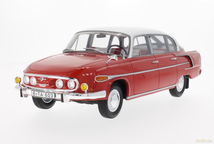 BOS MODELS Tatra 603 1969 (redwhite) [MODELARSTWO]