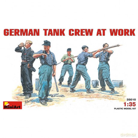 MINIART German Tank Crew at Work [MODELARSTWO]