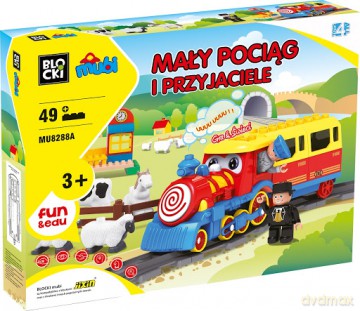 MUBI Mały pociąg i przyjaciele [KLOCKI]