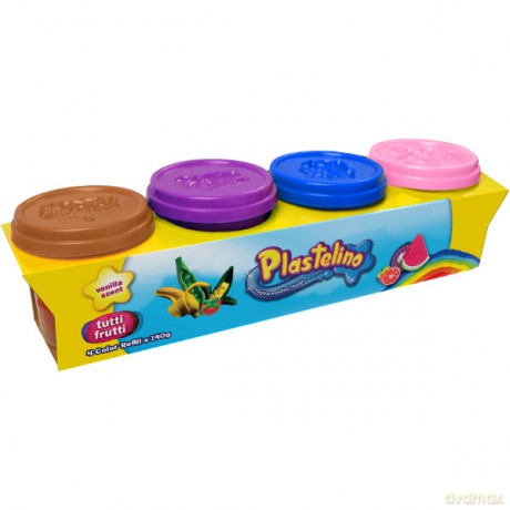 PLASTELINO Czteropak Tutti Frutti
