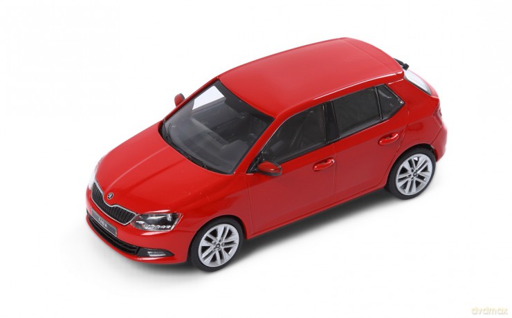 SKODA Skoda Fabia III 2015 (corrida red) [MODELARSTWO]