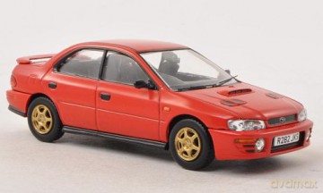 VANGUARDS Subaru Impreza Turbo RHD (red) [MODELARSTWO]