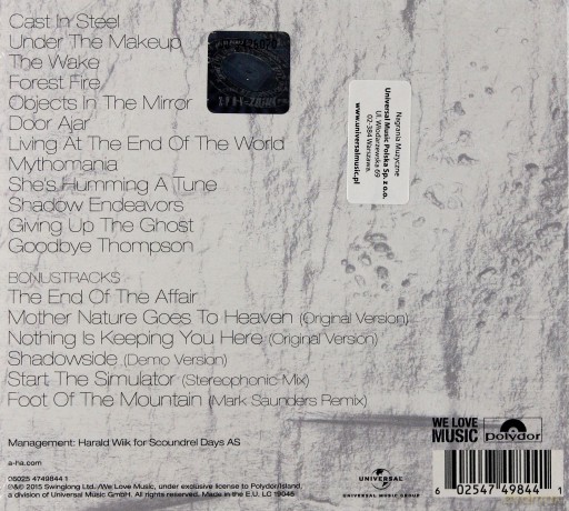 A-Ha: Cast In Steel (Deluxe) [2CD]
