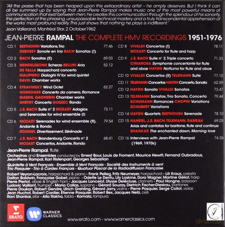 Jean-Pierre Rampal: Jean-Pierre Rampal - Complete HMV Recordings 1951 - 1976 [BOX] [16CD]