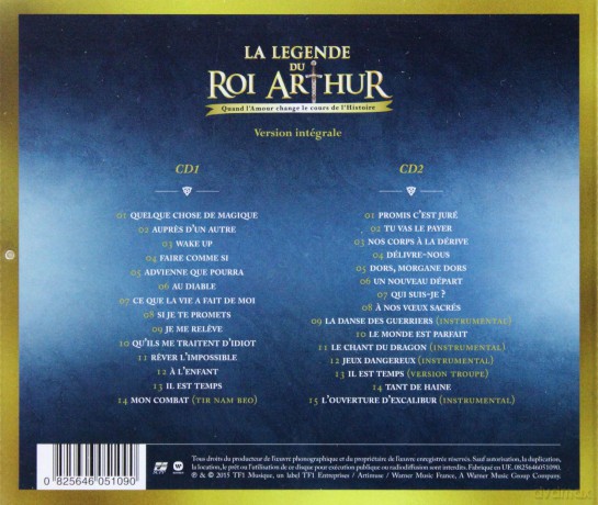 La Legende Du Roi Arthur [2CD]