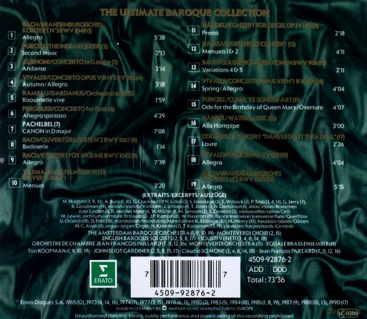 The Ultimate Baroque Collection [CD]