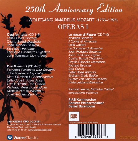 Mozart 250th Anniversary Edition: Operas vol.1 [BOX] [9CD]