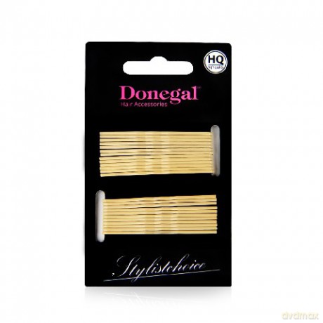 Donegal Wsuwka do włosów HQ 5 cm beżowa 24 szt.