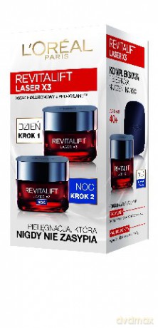 Loreal Revitalift Laser DUO Krem na dzień + Krem na noc 50 ml x 2