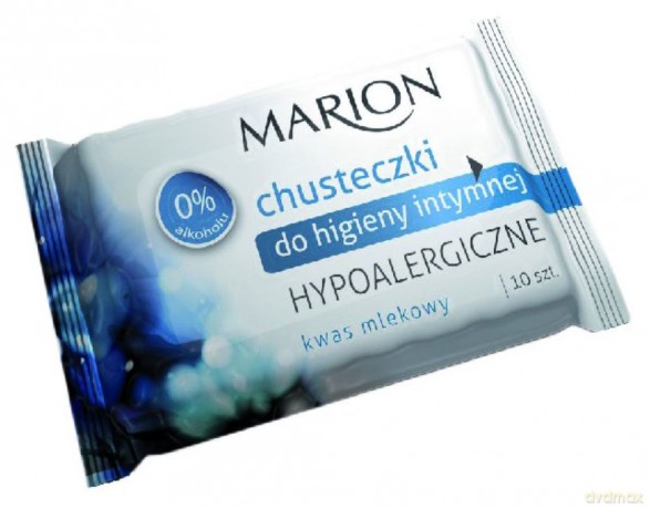 Marion Chusteczki do higieny intymnej Hypoalergiczne - 10 szt.