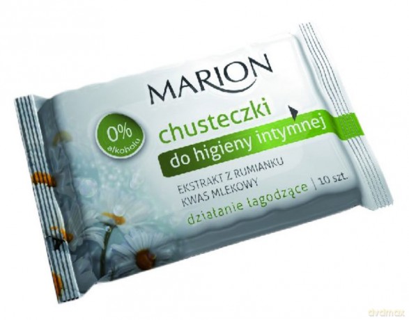 Marion Chusteczki do higieny intymnej z Rumiankiem - 10 szt.