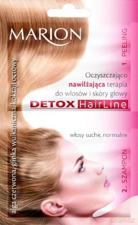 Marion Detox Hair Line Terapia do włosów nawilżająco - oczyszczająca