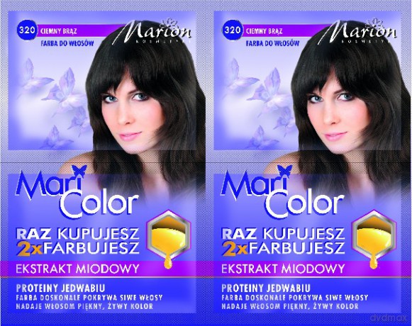Marion Farba do włosów Mari Color nr 320 ciemny brąz