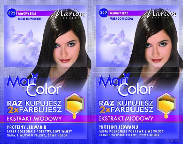 Marion Farba do włosów Mari Color nr 322 kawowy brąz