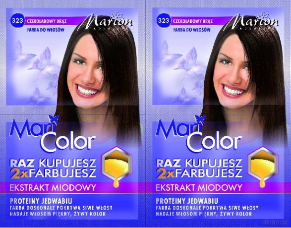 Marion Farba do włosów Mari Color nr 323 czekoladowy brąz