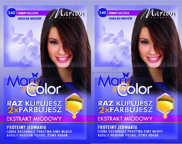 Marion Farba do włosów Mari Color nr 340 ciemny kasztan