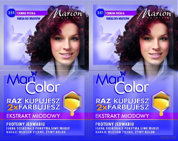 Marion Farba do włosów Mari Color nr 351 ciemna wiśnia
