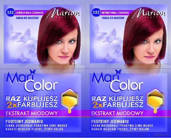 Marion Farba do włosów Mari Color nr 352 intensywna czerwień